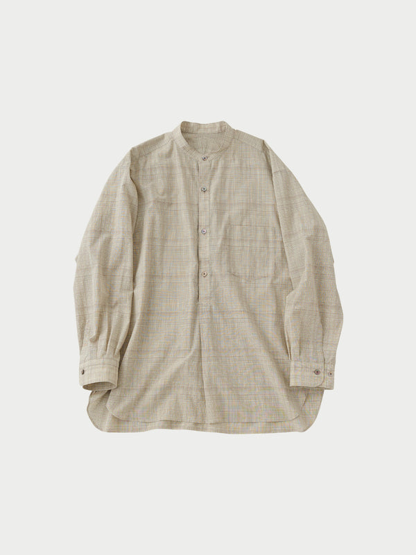 Stand collar L/S shirts