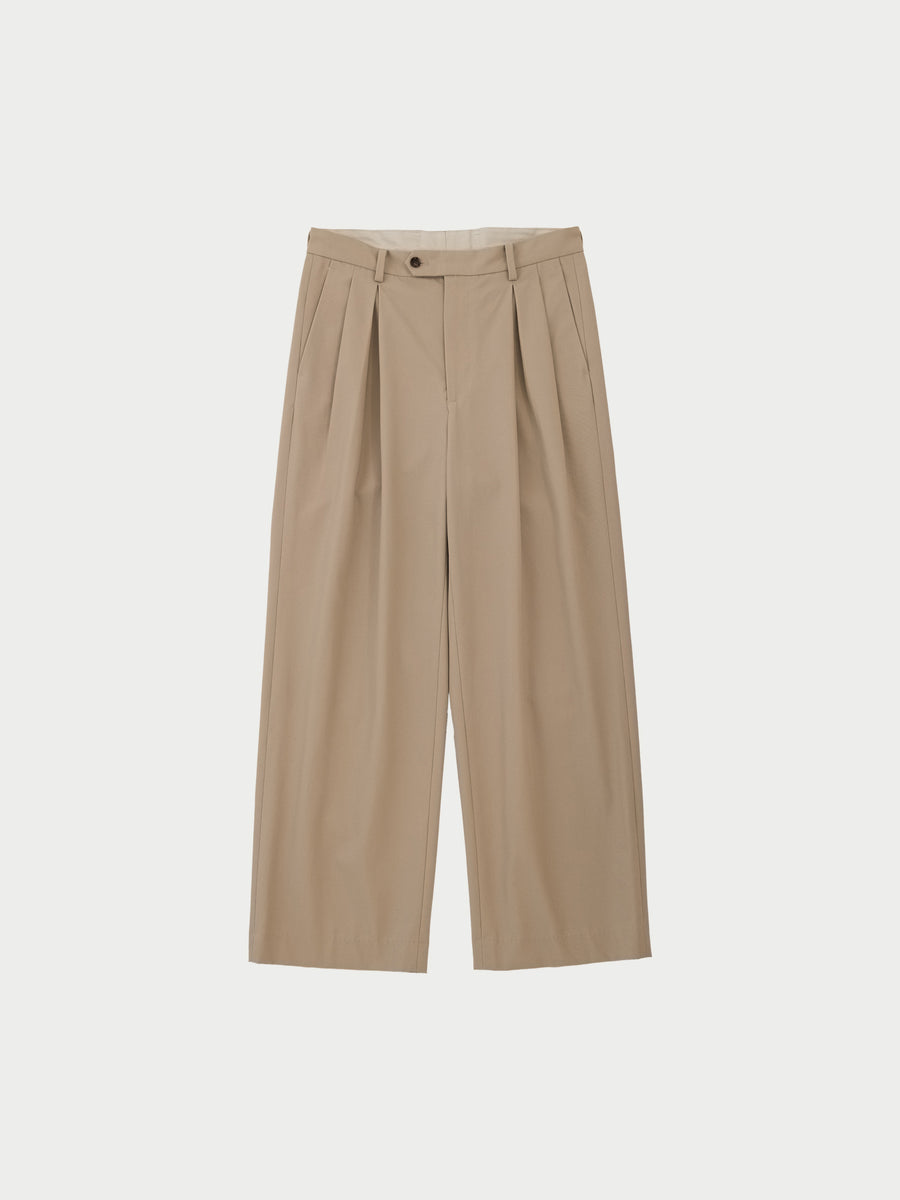 【size 1】URU TOKYO INVERTED PLEATS PANTS Inverted pleats pants – URU TOKYO