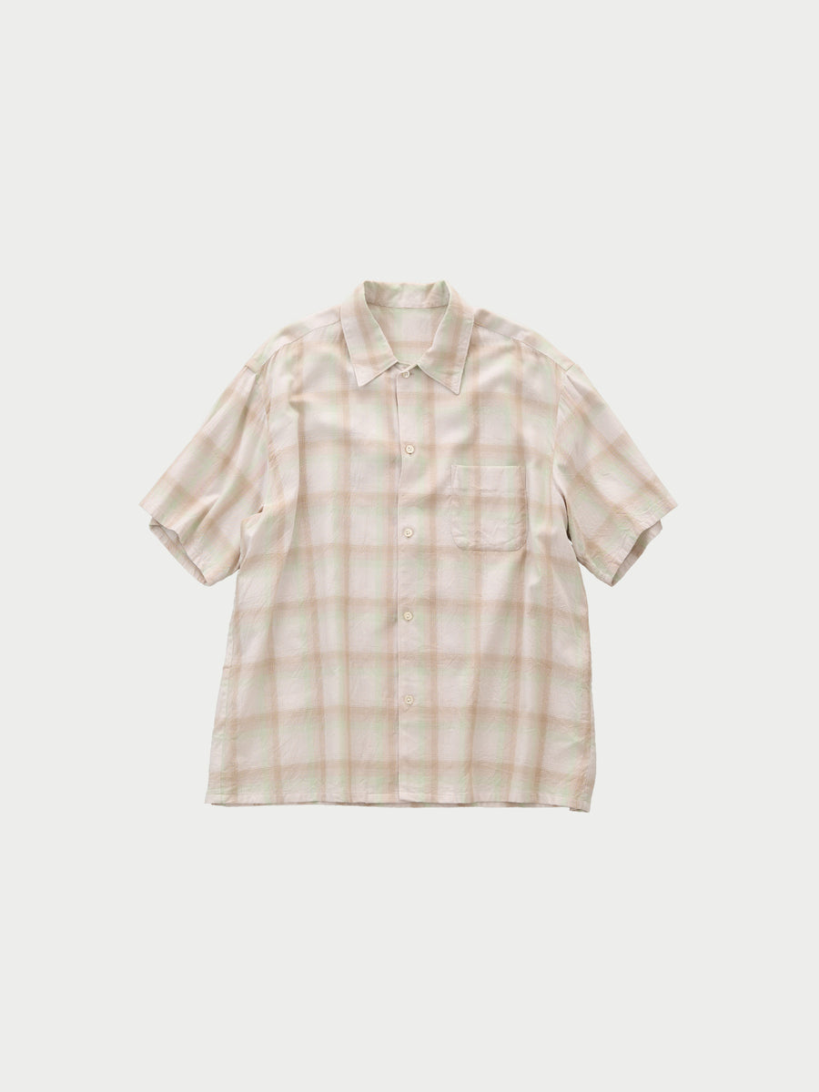 URU 半袖オープンカラーシャツ レーヨン Open collar S/S shirts – URU TOKYO