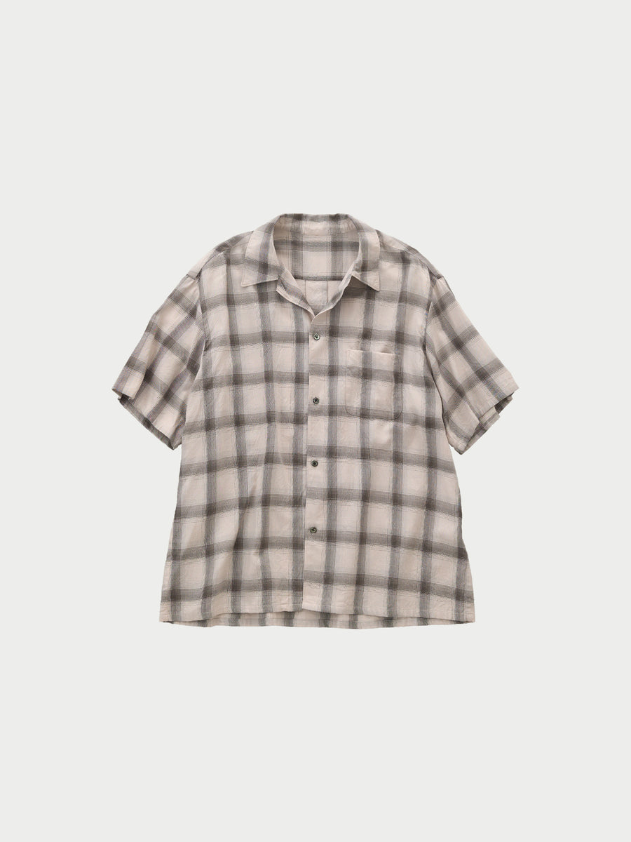 Open collar S/S shirts – URU TOKYO