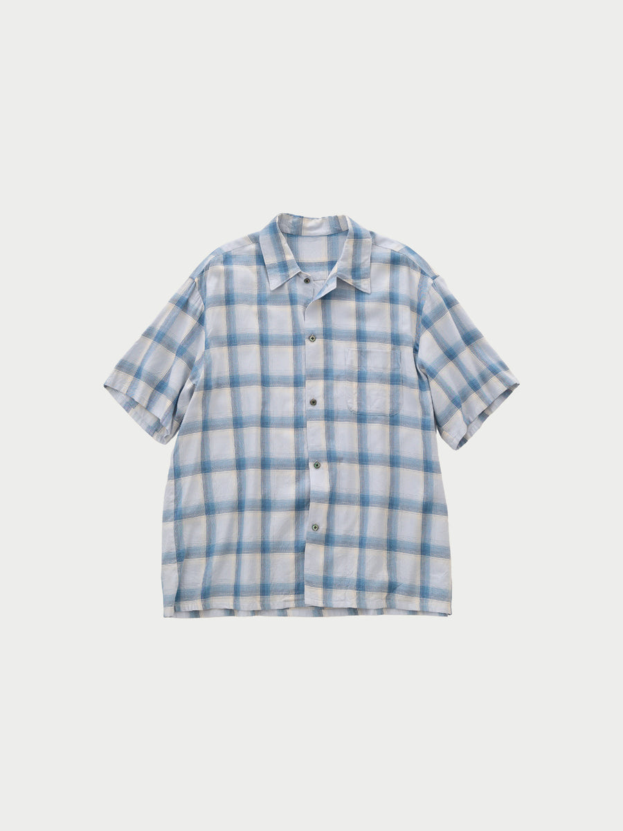 Open collar S/S shirts – URU TOKYO