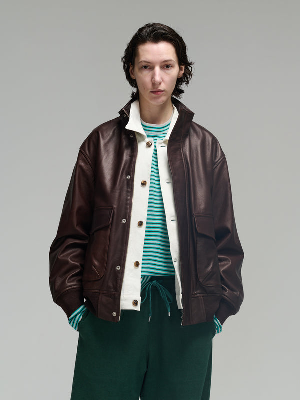 Zip up blouson