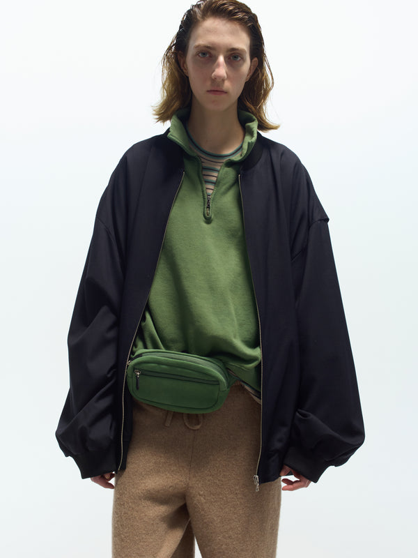 Zip up over blouson