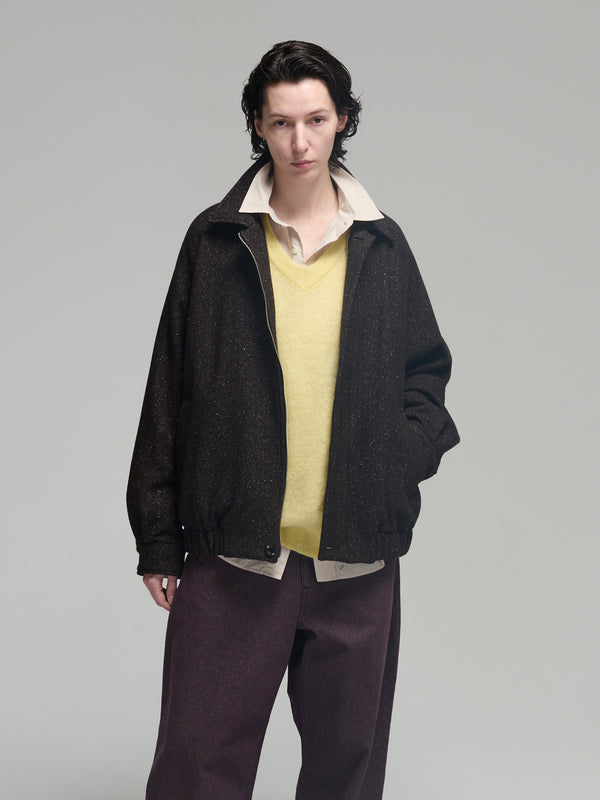 Zip up blouson
