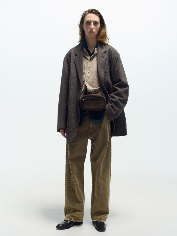 5 pocket wide pants