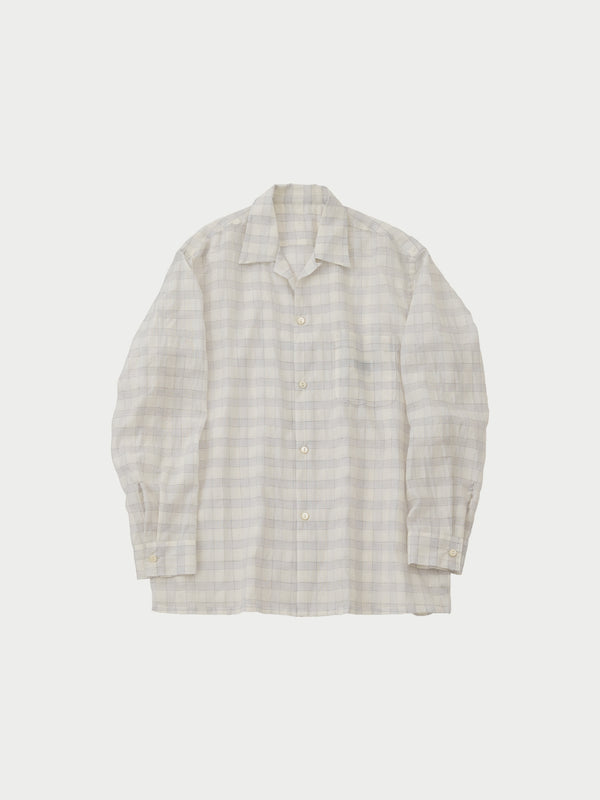 Open collar L/S shirts