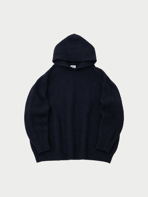 Knit parka