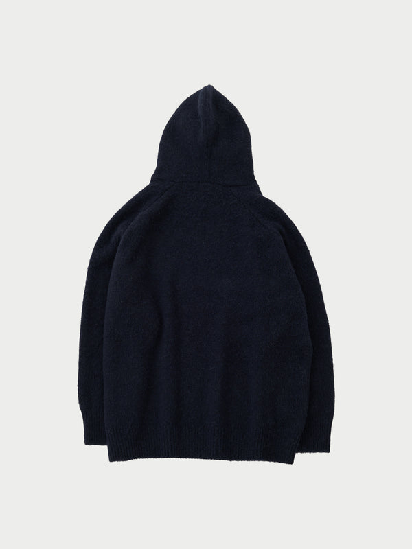 Knit parka