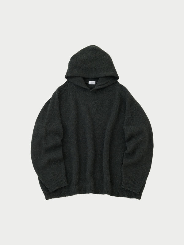 Knit parka