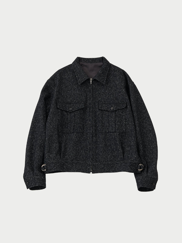 Zip up blouson