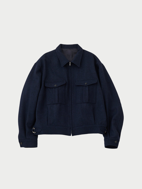 Zip up blouson