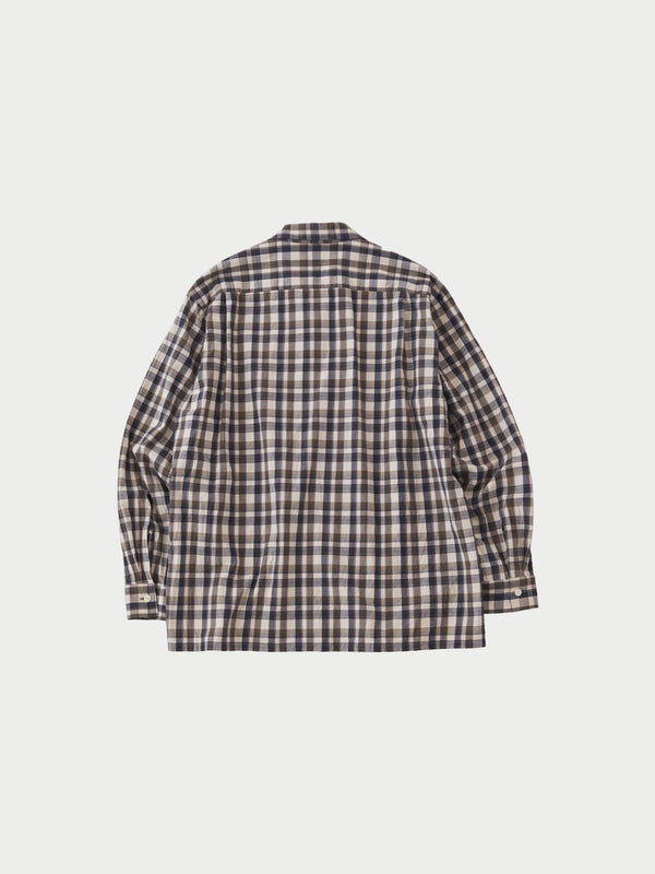 Open collar L/S shirts