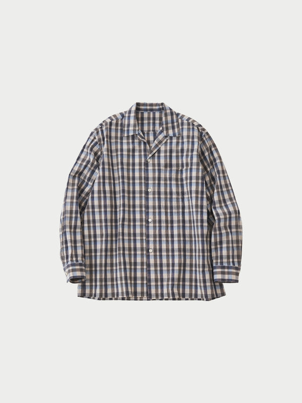 Open collar L/S shirts