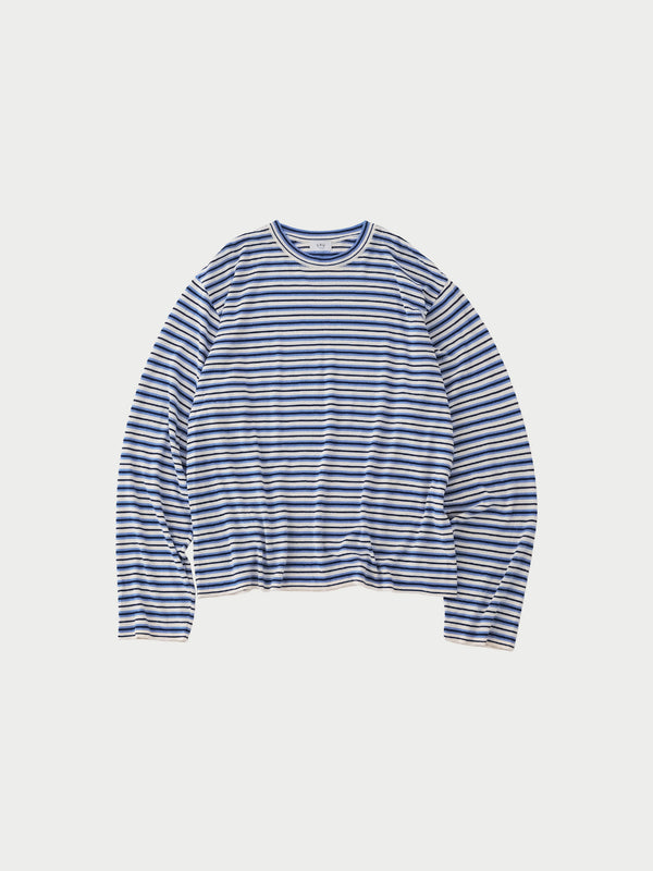 Crew neck L/S knit tee