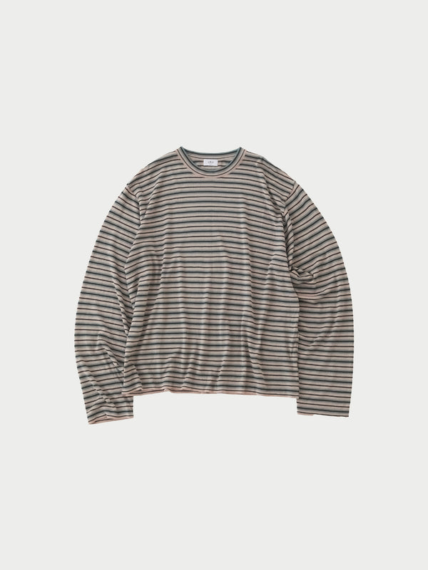 Crew neck L/S knit tee