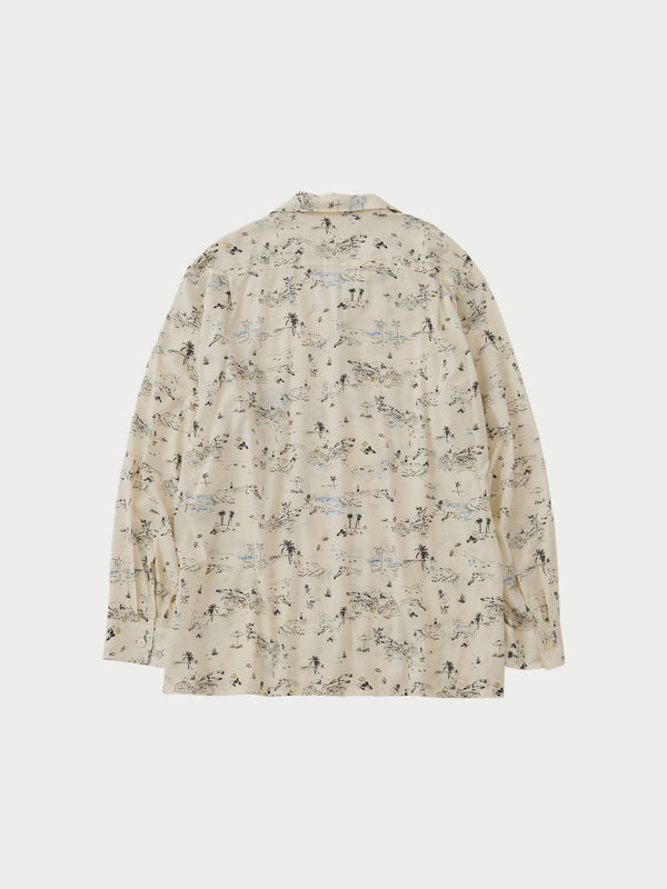 Open collar L/S shirts