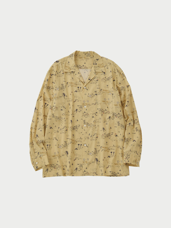 Open collar L/S shirts