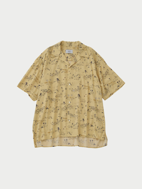 Open collar S/S shirts