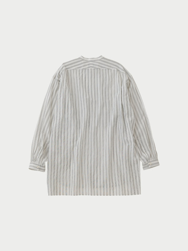 Band collar L/S shirts