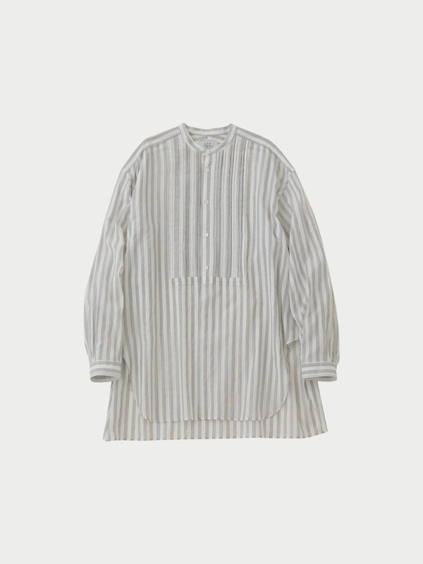Band collar L/S shirts