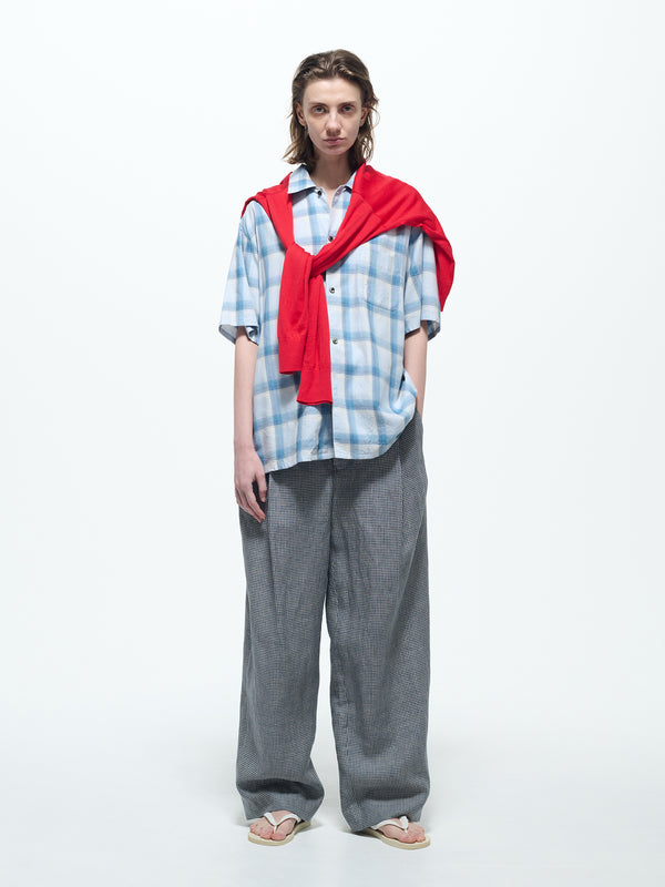 Open collar S/S shirts