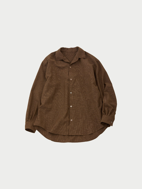 Italian collar L/S shirts b