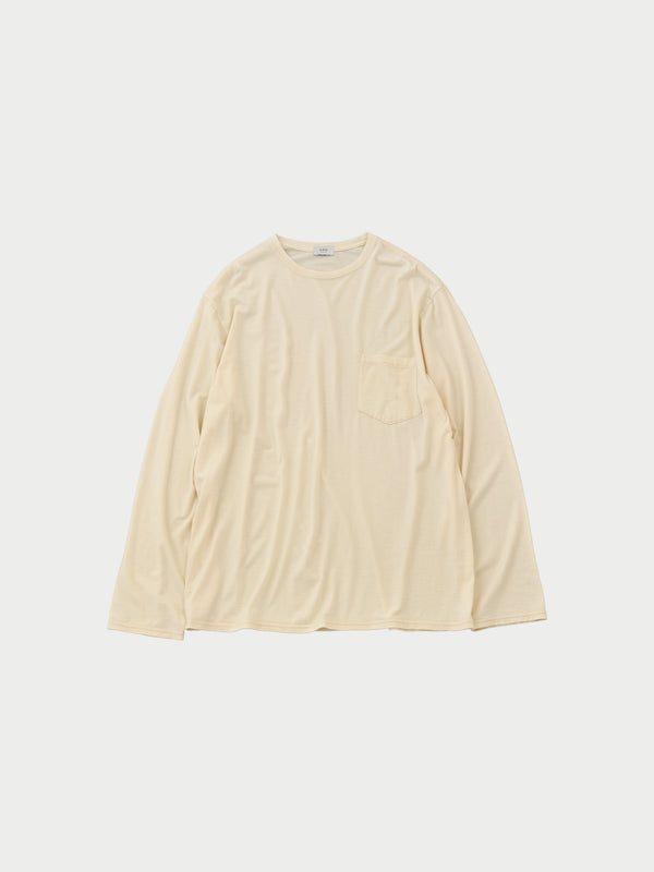 Crew neck L/S tee A