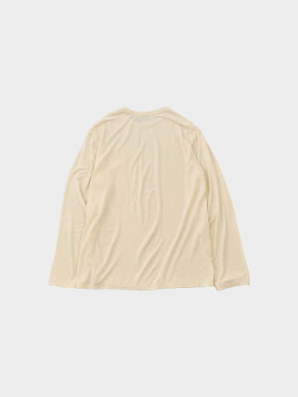 Crew neck L/S tee A