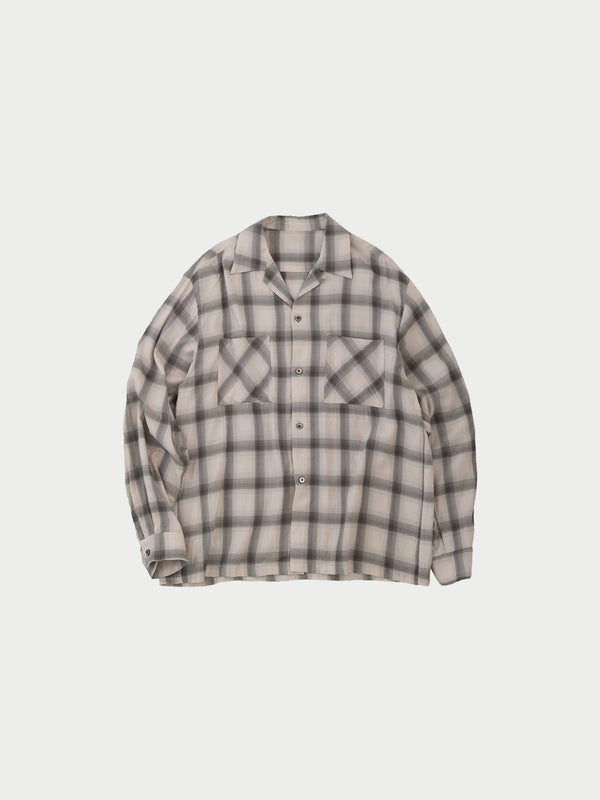 Open collar L/S shirts