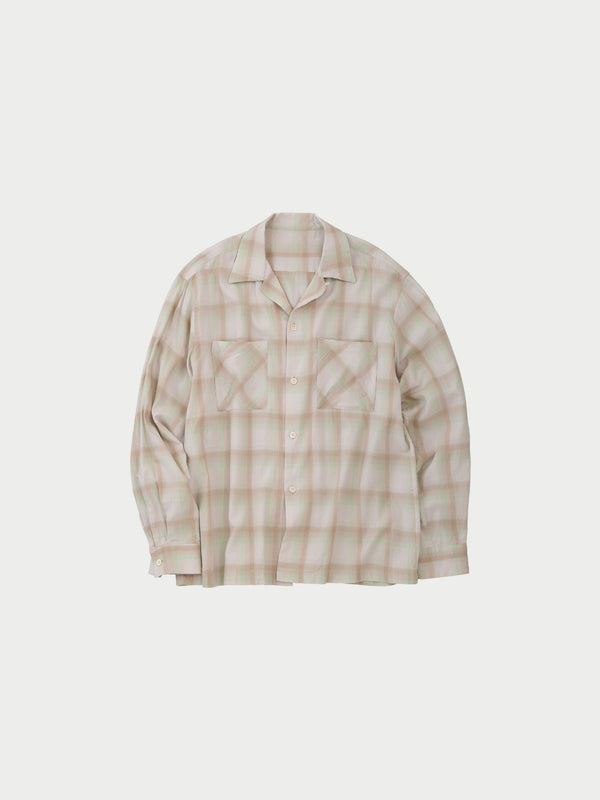 Open collar L/S shirts