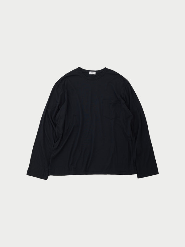 Crew neck L/S tee A