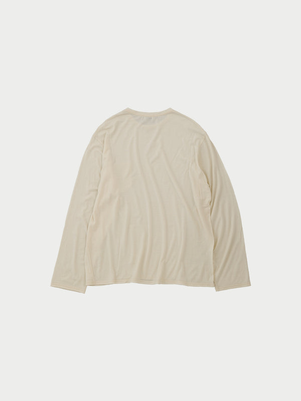 Crew neck L/S tee A