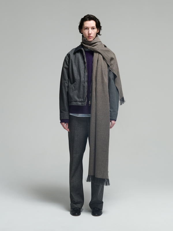 Zip up blouson