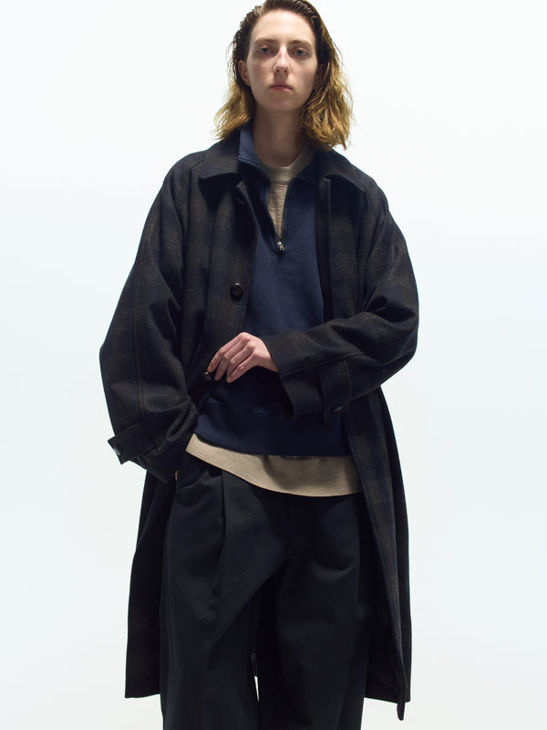Balmacaan coat