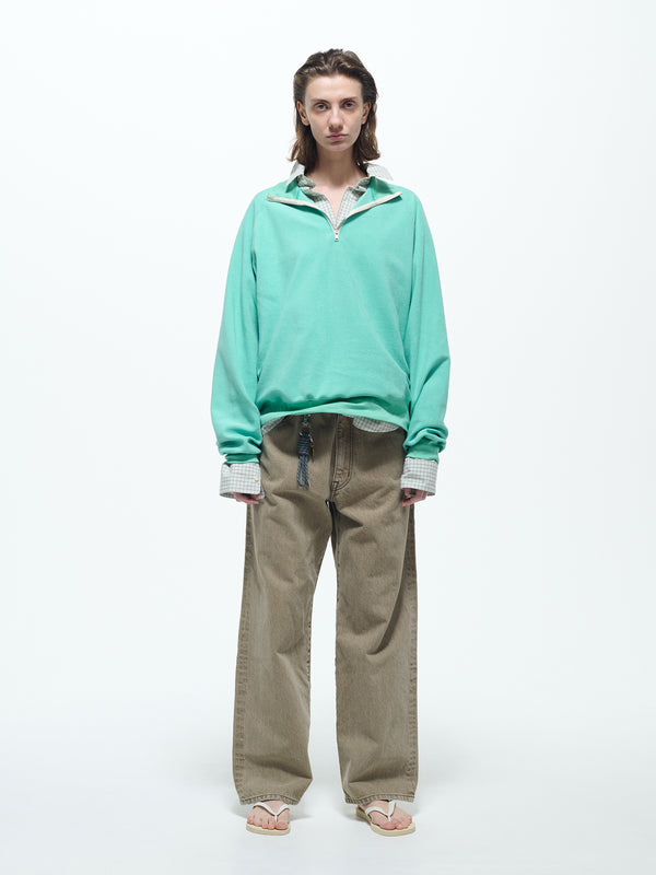 Half zip pile
