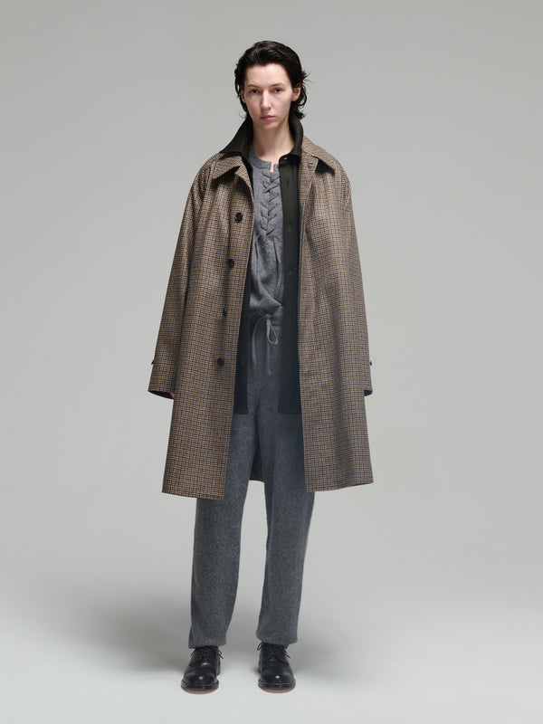 Balmacaan coat